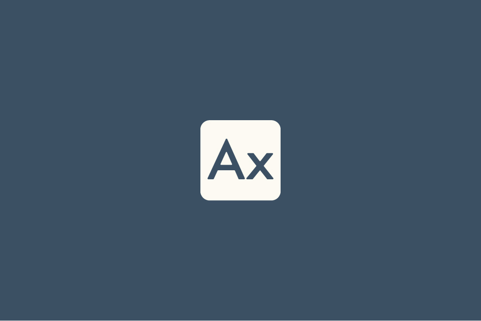 ax logo white