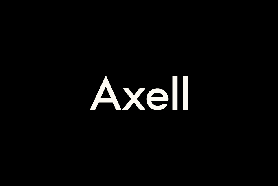axell logo white